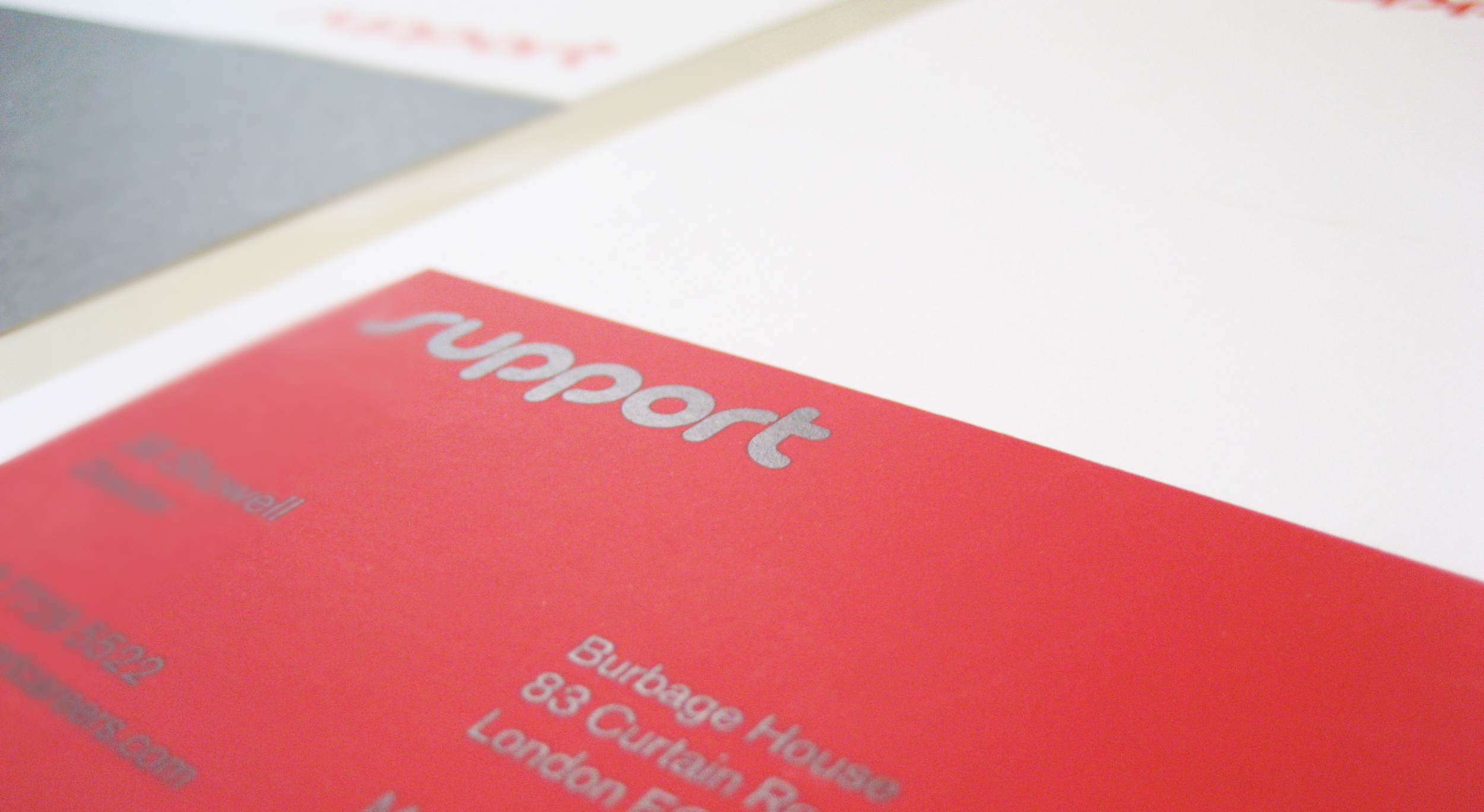 Support Careers visual identity and brand applications