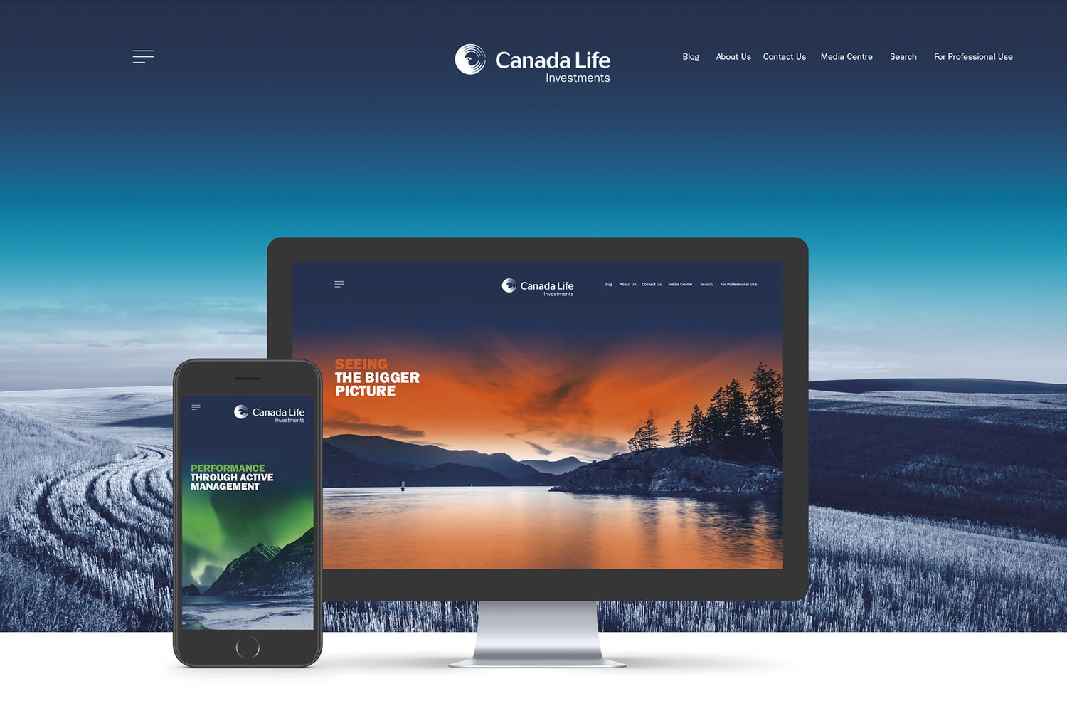 Canada Life Investments visual identity and brand applications
