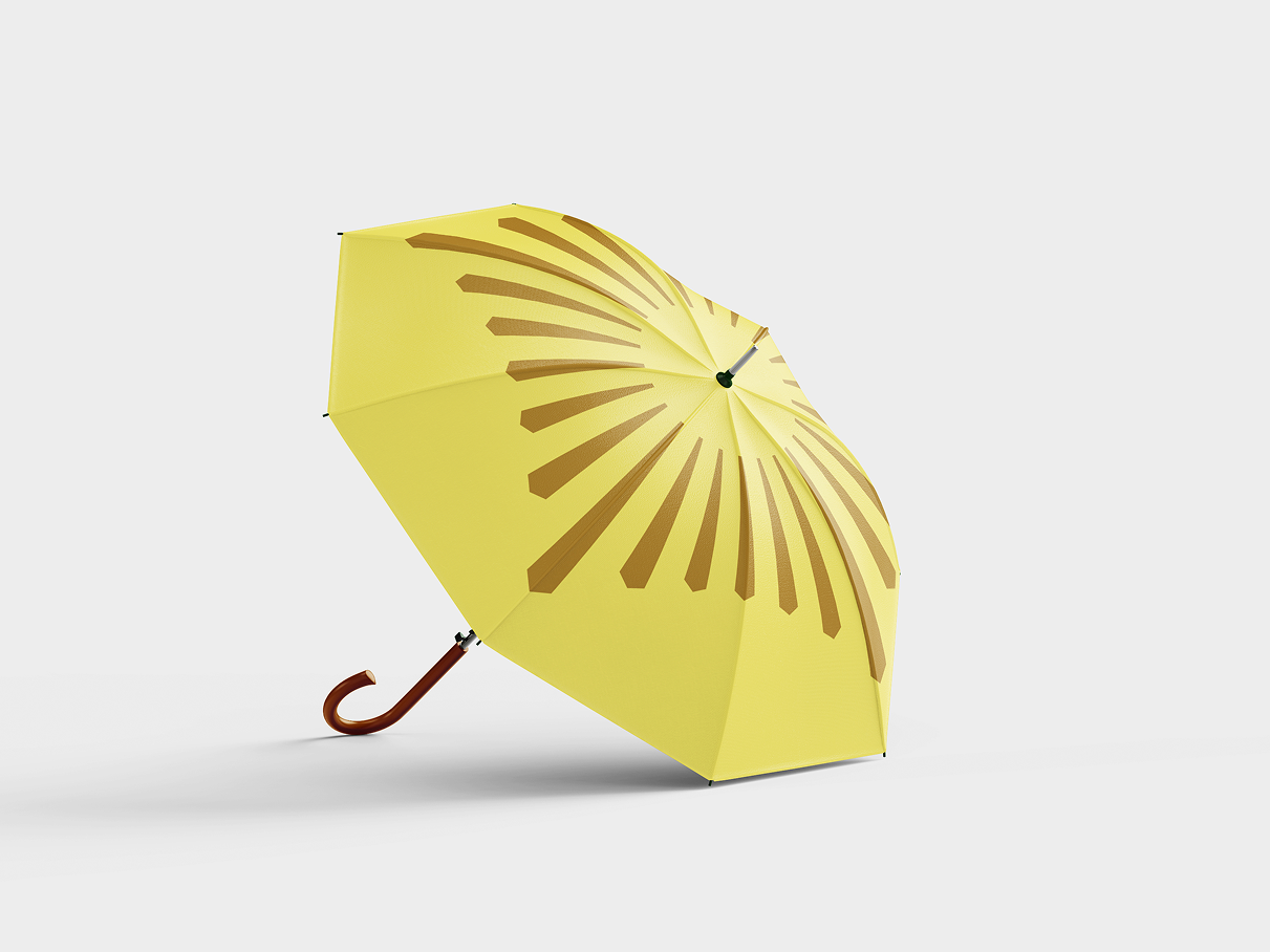 The Dames Commander Society umbrella mockup 1